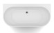Ванна акриловая Azario BRADFORD 1700х800х580 пристенная, в комплекте с сифоном и металлической рамой (BRA17080)
