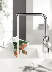 Смеситель для кухонной мойки KLUDI L-INE однорычажный, хром (428140577)