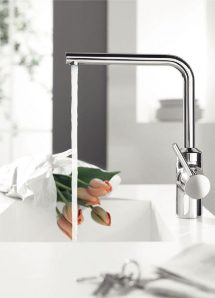 Смеситель для кухонной мойки KLUDI L-INE однорычажный, хром (428140577)