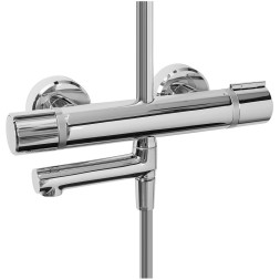 Душевая система Jacob Delafon Atom с термостатом, хром (E26238-CP)