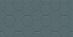 Плитка настенная 300x600 Edelweiss Hexagon Blue - WT36EDW23