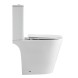 Унитаз-компакт безободковый WAVE NORD Tornado(3.0),гор,ниж,2-кн.арм,сид.полипр,м/л,быстр,БЕЛЫЙглянец - 555040 