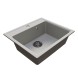 Мойкa ML-GMU04 УЛЬТРА прямоугольная, серый камень, 565*495 мм (глуб. чаши 175) - 00-001412 