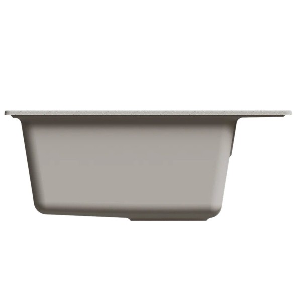 Мойкa ML-GMU04 УЛЬТРА прямоугольная, серый камень, 565*495 мм (глуб. чаши 175) - 00-001412 