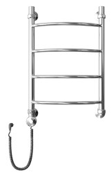 Полотенцесушитель электрический ДВИН R Electro лесенка 60/50, ТЭН слева, полированный (4627086042395)