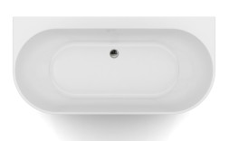 Ванна акриловая Azario BRADFORD 1800х800х580 пристенная, в комплекте с сифоном и металлической рамой (BRA18080)