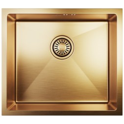 Мойка подст.монтаж 50х44 (3,0) вып 3 1/2 MIXLINE PRO 20см с сифоном (бронза) - 548571