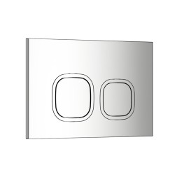 Кнопка смыва WAVE А3 универсальная ХРОМ АБС квадратная - 552527 