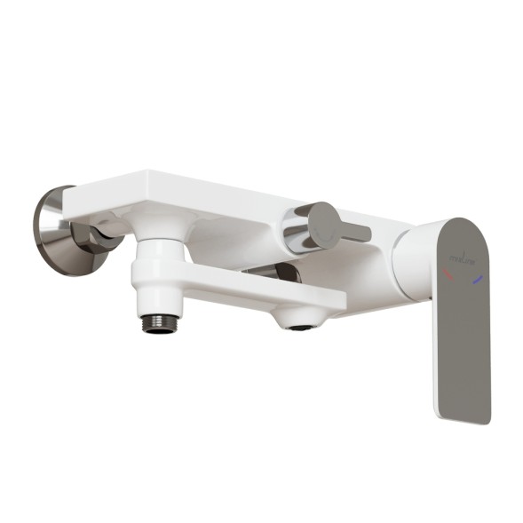 Душевая система 35к MIXLINE ML33-06&amp;quot;City White&amp;quot;излив лейка 3 поз. +лейка&amp;quot;Тропический душ&amp;quot; БЕЛЫЙ/ХРОМ - ML33-06 