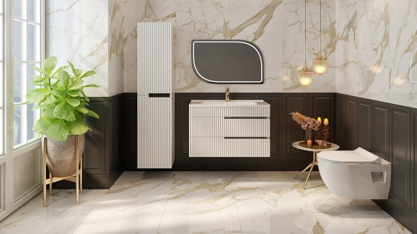 Унитаз подвесной Seramiksan Ocean plus 360х520х350 безободковый, с тонким сиденьем микролифт, белый (Ocean plus)