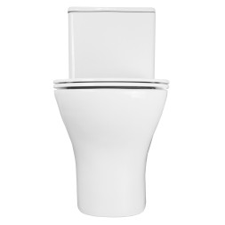 Унитаз-моноблок AZARIO Terni 670x350x760 горизонтальный слив, быстросъемное сиденье микролифт (AZ-8618)