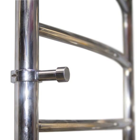 Вешалка-крючок с разъемным кольцом для полотенцесушителя Лесенка ВКР-01 (под диам 32) - ВКР 01 