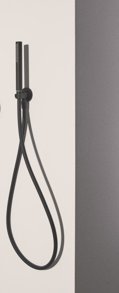 Комплект верхнего и ручного душа Ideal Standard Ideal Rain Silk Black, черный матовый (BD389XG)