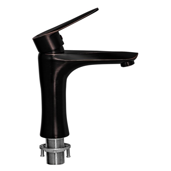 Смеситель для раковины 35к ПРОФСАН ПСМ-301-5 &amp;quot;STEEL BLACK&amp;quot; литой ЧЕРНЫЙ-БРОНЗА - PSM-301-5 