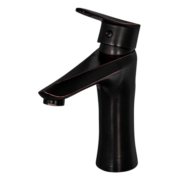 Смеситель для раковины 35к ПРОФСАН ПСМ-301-5 &amp;quot;STEEL BLACK&amp;quot; литой ЧЕРНЫЙ-БРОНЗА - PSM-301-5 