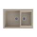 Мойка ML-GMS13 СТАНДАРТ двухчашевая, песочный (302), 767*502*190мм - 00-00003521 