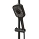 Душевая система 35к MIXLINE ML34-06 &amp;quot;Solo Black&amp;quot; излив лейка 3 поз.+лейка&amp;quot;Тропический душ&amp;quot; ЧЕРНЫЙ - ML34-06 