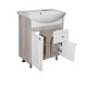 Тумба д/ванной &amp;quot;ВЕРСАЛЬ-55&amp;quot; белое дерево под раковину Элеганс-55 (Rosa) (ПВХ) - НОВИНКА 