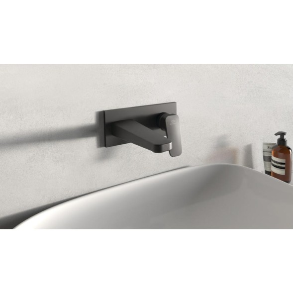 Смеситель для раковины Ideal Standard CERAPLAN встраиваемый, черный матовый (BD244XG)