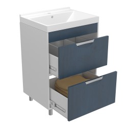 Тумба д/ванной &amp;quot;Байкал-60&amp;quot; под раковину Fest-60 (Sanita Lux) (ПВХ) - 545963 