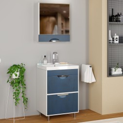 Тумба д/ванной &amp;quot;Байкал-60&amp;quot; под раковину Fest-60 (Sanita Lux) (ПВХ) - 545963 