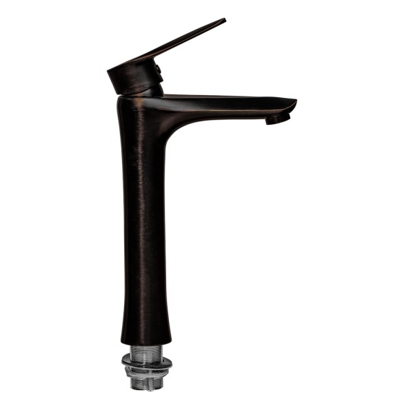 Смеситель для раковины 35к ПРОФСАН ПСМ-301-6 &amp;quot;STEEL BLACK&amp;quot; высокий, литой ЧЕРНЫЙ-БРОНЗА - PSM-301-6 