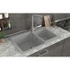Мойка ML-GMS13 СТАНДАРТ двухчашевая, светло-серый (310), 767*502*190мм - 00-00003522 
