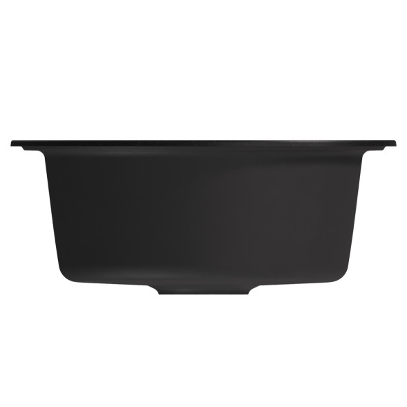 Мойкa ML-GM11 КОМФОРТ круглая, ультра-черная (344), 500мм (глуб. чаши 180) - 00-00009310 