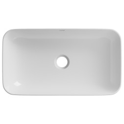 Раковина накладная на столешницу WAVE Promo 605*350*140 ш*г*в без перелива,белый,прямоуг - 552550