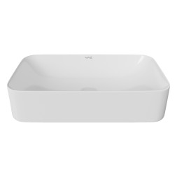 Раковина накладная на столешницу WAVE Promo 605*350*140 ш*г*в без перелива,белый,прямоуг - 552550