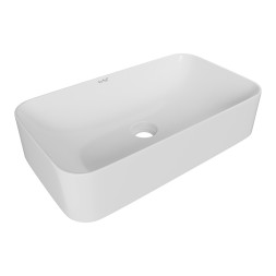 Раковина накладная на столешницу WAVE Promo 605*350*140 ш*г*в без перелива,белый,прямоуг - 552550