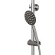 Душевая система 35к MIXLINE MLSS32-06 &amp;quot;Stainless&amp;quot; излив лейка 3 поз.+лейка&amp;quot;Тропический душ&amp;quot; НЕРЖ - MLSS32-06 