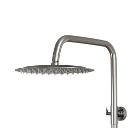 Душевая система 35к MIXLINE MLSS32-06 "Stainless" излив лейка 3 поз.+лейка"Тропический душ" НЕРЖ - MLSS32-06