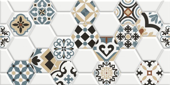 Плитка настенная 300x600 Edelweiss Pattern - WT36EDW55