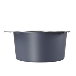 Мойка настол.монтаж D50 (3,0) вып 3 1/2 круглая  MIXLINE PRO 20см с сифоном (сатин) - 554768 