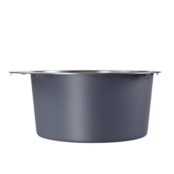 Мойка настол.монтаж D50 (3,0) вып 3 1/2 круглая  MIXLINE PRO 20см с сифоном (сатин) - 554768 