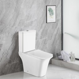 Унитаз-компакт Azario AVERO 660x360х820 напольный, безободковый со смывным механизмом Geberit, бачком и сиденьем микролифт (AZ-1213A-G)