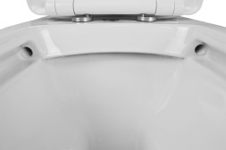 Унитаз-компакт Creo Ceramique TOURS 370х700х790 напольный, с тонкой крышкой и быстросъемным сиденьем микролифт (TO1003N+TO1002RS)