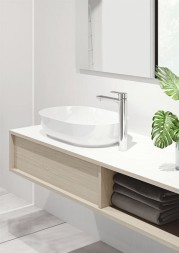 Смеситель для раковины-чаши KLUDI ZENTA SL однорычажный, высота 30 см, хром (482560565)