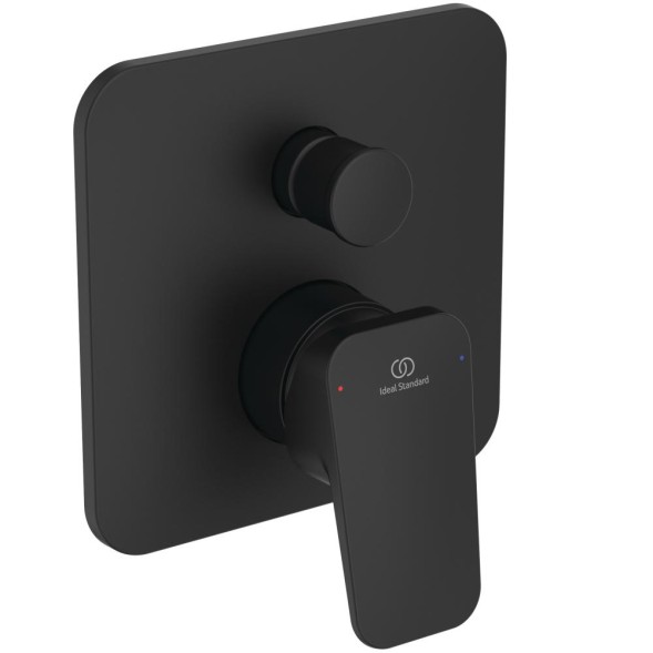 Смеситель для ванны Ideal Standard CERAPLAN встраиваемый, черный матовый (BD263XG)