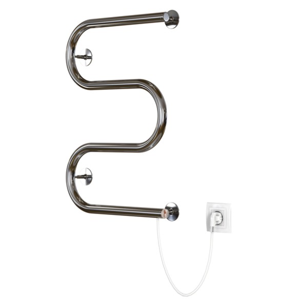 Полотенцесушитель электрический М 60x40 (кнопочный выкл, 184 Вт) ZOX - 541706 