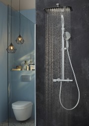 Душевая колонна Jacob Delafon Talan термостатический картридж, хром (E20642-CP)