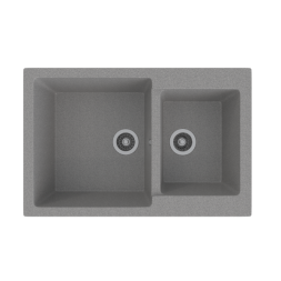 Мойка ML-GMS13 СТАНДАРТ двухчашевая, темно-серый (309), 767*502*190мм - 00-00003530