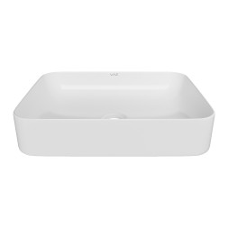 Раковина накладная на столешницу WAVE Quadro 500*390*140 ш*г*в без перелива,белый,прямоуг - 552548