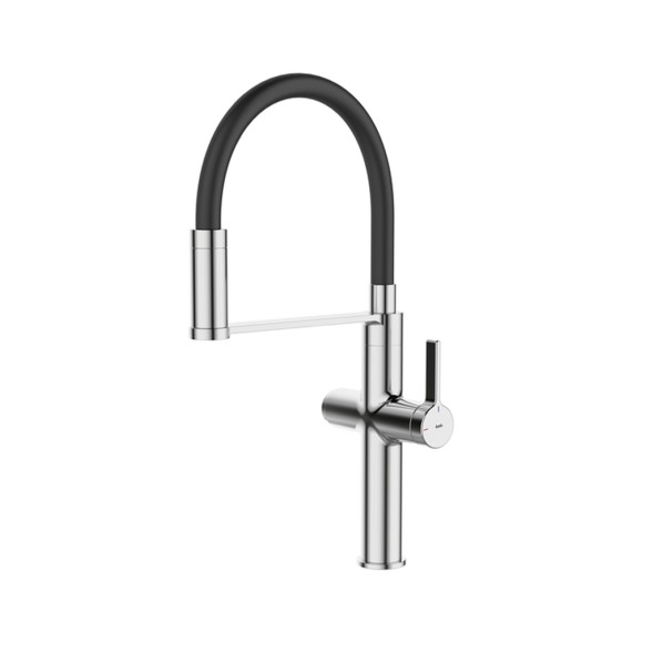 Смеситель для кухни 30к IDDIS IKNSBFFi05 &amp;quot;Ikon&amp;quot; с вых для пит. фильтра выс.гибкий излив ХРОМ - IKNSBFFi05 