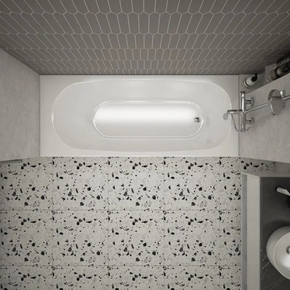 Ванна акриловая  1,5*0,7 &amp;quot;Storm&amp;quot;  (каркас+экран) (Метакам_V.One) -  