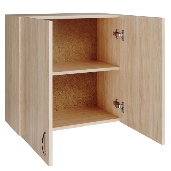 шкаф навесной кухонный 60 венге светлое (дуб млечный) - 529511 