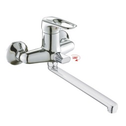 Смеситель для ванны и раковины 40к HB2204 HAIBA див корп L-нос - HB2204 