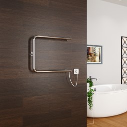 Полотенцесушитель электрический П 50x60 (кнопочный выкл, 153 Вт) ZOX - 541713 