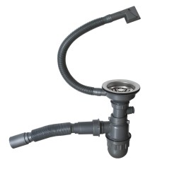 Мойка подст.монтаж 53х43 (3,0) вып 3 1/2 MIXLINE PRO 22см с сифоном (сатин) - 547231